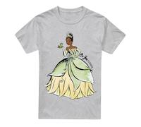 Disney The Princess & The Frog Be You. It'S Beautiful With Tiana Unisex T-Shirt Grey | Size: Medium Disney Grey M
