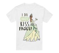 The Princess And The Frog Tiana Does Not Kiss Frogs Unisex T-Shirt White Disney White XL