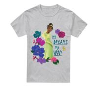 Disney The Princess & The Frog Tiana My Dreams, My Way Unisex T-Shirt Grey | Size: 2XL Disney Grey 2XL