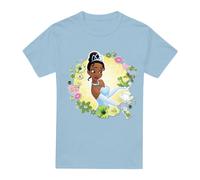 Disney The Princess & The Frog Tiana & Prince Naveen Unisex T-Shirt Light Blue | Size: Medium Disney Light Blue M