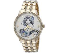 Disney The Princess & The Frog Women's W002517 Jasmin Analog Display Analog Quartz Gold Watch