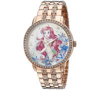 Disney The Princess & The Frog Women's W002518 Ariel Analog Display Analog Quartz Rose Gold Watch