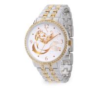 Disney The Princess & The Frog Women's WDS000230 Princess Ariel Analog Display Analog Quartz Two Tone Watch, Two Tone