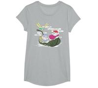 Disney The Rescuers Bernard Bianca Leaf Boat T-Shirt, Girls, Heather Grey, Small