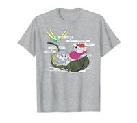 Disney The Rescuers Bernard Bianca Leaf Boat T-Shirt, Men, Heather Grey, 4X-Large