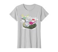 Disney The Rescuers Bernard Bianca Leaf Boat T-Shirt, Women, Silver Grey, Large