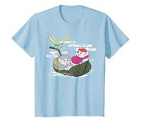 Disney The Rescuers Bernard Bianca Leaf Boat T-Shirt, Youth, Baby Blue, Large
