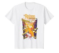 Disney The Rescuers Down Under Group Shot Sunset Poster T-Shirt, Youth, White, 3T