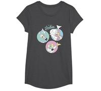 Disney The Three Caballeros 1944 Donald Duck T-Shirt, Girls, Dark Heather Grey, Medium