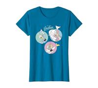 Disney The Three Caballeros 1944 Donald Duck T-Shirt, Women, Sapphire Blue, Medium