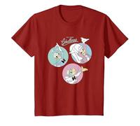 Disney The Three Caballeros 1944 Donald Duck T-Shirt, Youth, Cranberry Red, Large