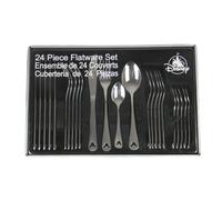 Disney Theme Park Exclusive Mickey Icon 24-Piece Flatware Set with Cut-Out Design - 400916313735/400008779791