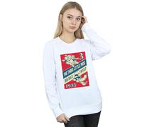 Disney Three Little Pigs And The Big Bad Wolf Sweatshirt In White White S