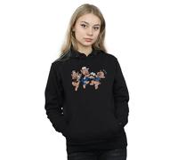 Disney Three Little Pigs Having Fun Hoodie In Black Black M