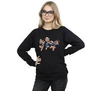 Disney Women's Three Little Pigs Having Fun Sweatshirt in Black | Size: Large Disney Black L