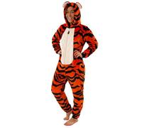 DISNEY Tigger Onesie Winnie The Pooh Adults | Onesies For Women | Fleece Tigger Costume Adult | Sizes Small to XX-Large