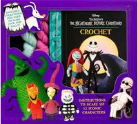 Disney Tim Burton's The Nightmare Before Christmas Crochet - Jack Skellington Amigurumi - Yarn, Safety Eyes, Crochet Hook and Instructional Booklet - ... Fans - Officially Licensed (Crochet Kits)