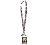 Disney Tim Burton's The Nightmare Before Christmas Jack & Sally Lanyard with Soft Dangle & Card Holder