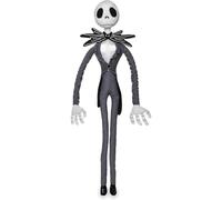 Disney Store Official Jack Skellington Soft Toy, Nightmare Before Christmas, 68cm/27'', Scary Skeleton Toy with Large 3D Bow and Soft Feel Face, Suitable for All Ages, Multicoloured