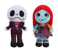 Disney Tim Burtons The Nightmare Before Christmas Small Plush Stuffed Animal 2-Pack, Soft & Cuddly, Toy for Fans & Kids by Just Play