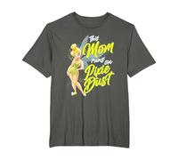 Disney Tinker Bell Mother's Day Pixie Dust T-Shirt, Men's Big and Tall, Asphalt Grey, 2X Tall