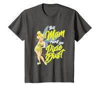 Disney Tinker Bell Mother's Day Pixie Dust T-Shirt, Youth, Asphalt Grey, Medium