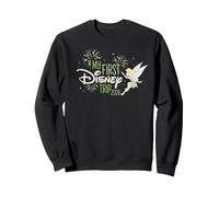 Disney Tinker Bell "My First Disney Trip" 2026 Vacation Sweatshirt, Adult Unisex, Black, XX-Large