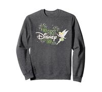 Disney Tinker Bell "My First Disney Trip" 2026 Vacation Sweatshirt, Adult Unisex, Dark Heather Grey, Small