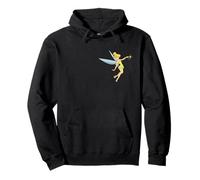 Disney Tinker Bell Neverland Fairy Classic Pose Pocket Logo Pullover Hoodie