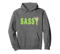 Disney Tinker Bell Sassy Pullover Hoodie, Adult Unisex, Asphalt Grey, Large
