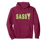 Disney Tinker Bell Sassy Pullover Hoodie, Adult Unisex, Burgundy, Medium