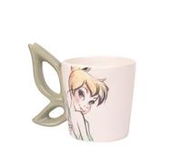 Disney Tinker Bell Winged Figural Handle Mug Kitchen Accessories | Cute Ceramic Housewarming Gifts For Men And Women And Kids | Official Licensee | 1 Set