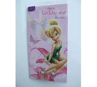 Disney Tinkerbell any age Birthday card by Hallmark (Birthday star)