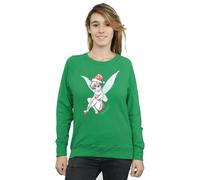 Disney Tinkerbell Christmas Fairy Sweatshirt In Green Green XL