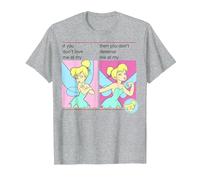 Disney Tinkerbell If You Don't Love Me At My... T-Shirt, Men, Heather Grey, Large