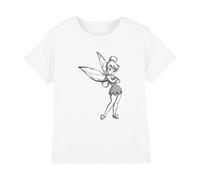 Disney Tinkerbell Sketch Kids T Shirt, White, 3-4