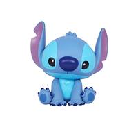 Monogram Stitch Piggy Bank 20 Cm Blue