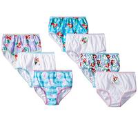 Disney Girls' Princess Little Mermaid 100% Combed Cotton Underwear Panties Sizes 2/3t, 4t, 4, 6 and 8 Briefs, 7-Pack Ariel, 2-3 Years (Pack of 7)