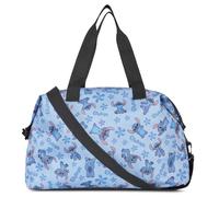 Disney Tote Duffel Bag Mickey Mouse Friends All Over Print Weekender Travel, Stitch Blue