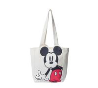 Disney Tote Pooh Eeyore Mickey Minnie Stitch Canvas Bag, Mickey, One Size