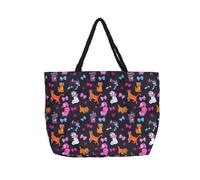 Disney Tote Travel Bag Pick: Dogs Lady Tramp Dalmatians or Cats Figaro Cheshire