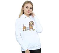 Disney Women's Toy Story 4 Slinky Pose Hoodie in White | Size: Small Disney White S