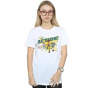 Disney Toy Story 4 Takin´ Action Cotton Boyfriend T-Shirt In White White