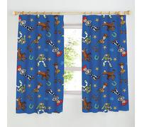 Disney Toy Story 5 Howdy Curtains - Blue - 168x137cm
