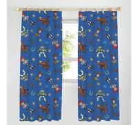 Disney Toy Story 5 Howdy Curtains - Blue - 168x183cm