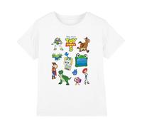 Disney Toy Story 5 Toy Selection Kids T-Shirt, White | Size: 3-4 Years Disney White 3-4 Years