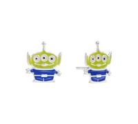 Disney Toy Story Alien Enamel Sterling Silver Stud Earrings