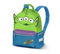 Disney Toy Story Alien-Small Heady Premium backpack, Green 22 x 25 cm, Capacity 8.25 L