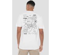 Disney Toy Story Baby Head Schematic Front Back T-Shirt, White | Size: 4XL Disney White 4XL