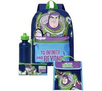 Disney Toy Story Backpack, Buzz Lightyear Boys Backpack 4 Piece Set